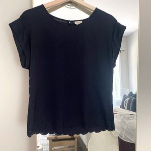 Banana Republic Navy Blouse